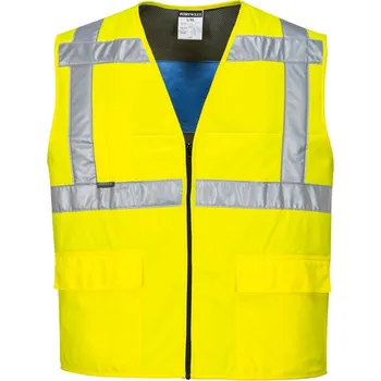 pracovní vesta PORTWEST Vesta HiVis CV02, ochlazující, reflexní POR-CV02YERS/M Žlutá S-M