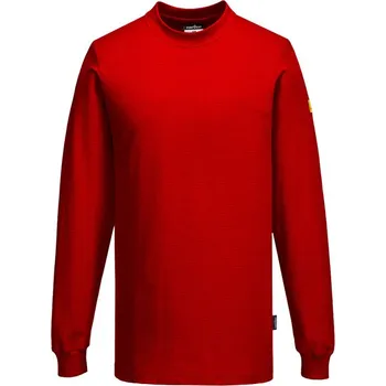 pracovní tričko PORTWEST Tričko ESD AS22, dlouhý rukáv, antistatické POR-AS22FGRXL XL Zelená forest