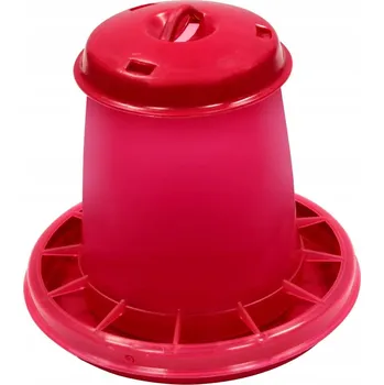 krmítko pro hospodářská zvířata AUTOMATICKÉ KRMÍTKO PRO DRŮBEŽ RŮŽOVÉ 2,5L 1,5kg NOVITAL
