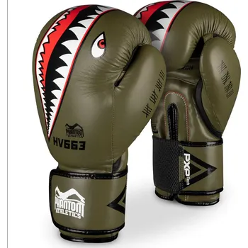 Boxerské rukavice PHANTOM Boxerské rukavice Fight Squad - zelené 12 oz