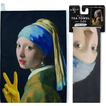 Utěrka UTĚRKY KUCHYŇSKÁ UTĚRKA DÍVKA S PERLOU