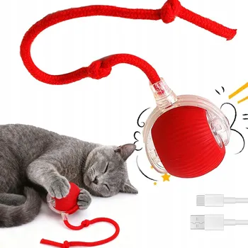 Hračka pro kočku Hračka pro kočky – Interaktivní utíkající míč pro samostatnou hru
