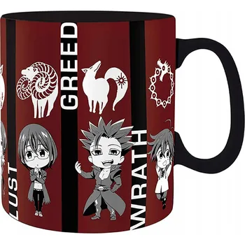 Keramický hrnek 460 ml Sedm smrtelných hříchů