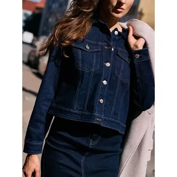 Dámská casual bunda Sinsay - Džínová bunda - námořnická modrá - 801FI-95J - 801FI-95J-XXL