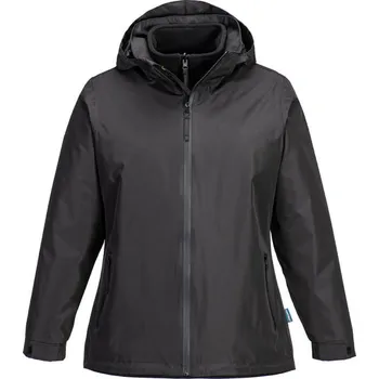 pracovní bunda PORTWEST Bunda S574, 3v1, nepromokavá, dámská POR-S574BKRL L Černá