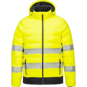 pracovní bunda PORTWEST Bunda Hi-Vis S548, vyhřívaná, ultrazvuková, reflexní POR-S548YBRS S Žlutá/černá