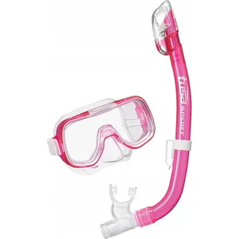 Potápěčská maska Potápěčská sada Tusa Mini Kleio růžová