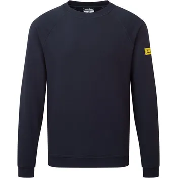 pracovní mikina PORTWEST Mikina ESD AS24, antistatická POR-AS24NVRXXL 2XL Navy