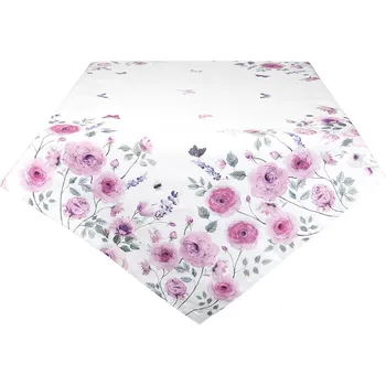 ubrus Ubrus na stůl Roses and butterflies - 100x100 cm