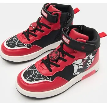 Pánské tenisky Sinsay - Vysoké tenisky Spider-Man s LED světlem a motivem sítě - vícebarevná - 596GW-MLC - 596GW-MLC-25