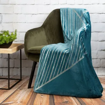 Přehoz na lůžko Deka GINKO 3 tyrkysová