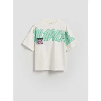 Chlapecké tričko Reserved - Tričko s potiskem - krémová - 956HR-01X - 956HR-01X-152