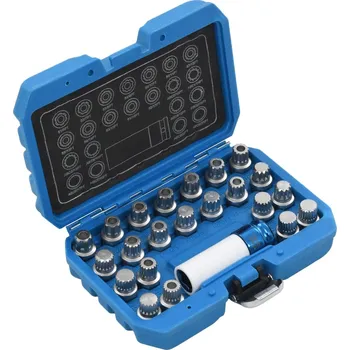 Sada nářadí 23dílná sada nářadí na bezpečnostní šrouby kol pro vozy VAG - 8718475725657