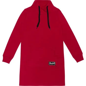 Dětská móda Dívčí šaty - Winkiki WJG 02934, malinová Barva: Červená, Velikost: 128