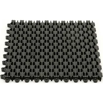 Rohožka Černá plastová vstupní rohož Helix Z1 - 22,9 x 30,5 x 1,1 cm, 87653009