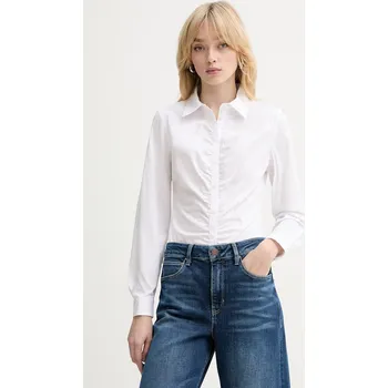 Pánská móda Košile Guess EMILY W6RH85.W1LU1 bílá 00X, vel. XL