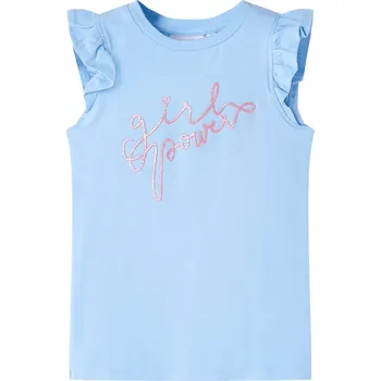 Chlapecké tričko Dětské tričko s volánkovým rukávem světle modré 128 - 8721012008984