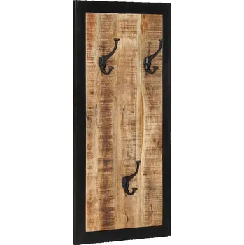 Věšák Věšák na kabáty 40x2x80 cm masivní hrubý mangovník - 8721158313188