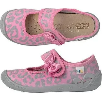 Dívčí bačkory 3F dívčí bačkorky Atena 4A3/18 růžová/šedá 27