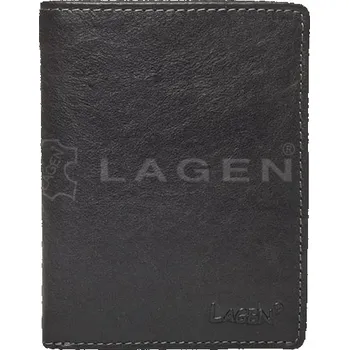 Lagen pánská peněženka kožená 2001/T-černá - BLK