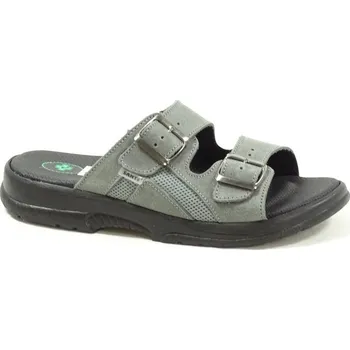 Pánské pantofle Santé N/517/32S/90/CP pánské zdravotní pantofle antracit -výprodej Velikost: 44