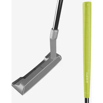 Míčový sport INESIS Dětský putter | Pro praváky | 5–7 let ZELENÁ|ŽLUTÁ