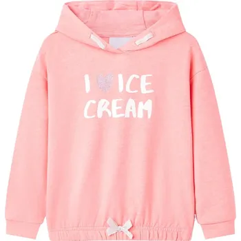 Chlapecká mikina Dětská mikina s kapucí jasně růžová 128 - 8721012009936