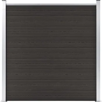 Plot Plotový dílec WPC 180 x 186 cm černý - 8720286194683