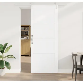 Interiérové dveře vidaXL Posuvné dveře ORKDAL Bílá 93 x 232 cm Masivní borové dřevo [3333715]