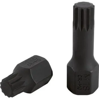 Gola hlavice KS Tools Speciální silový nástrčný ořech s bitem DUODRIVE 1/2", profil XZN, M18, 43 mm, krátký 515.1165