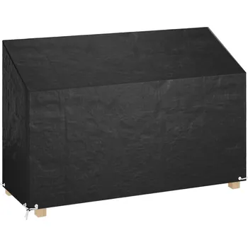 Krycí plachta Plachta na zahradní lavici 8 oček 190 x 70 x 70/88 cm PE - 8720845750886