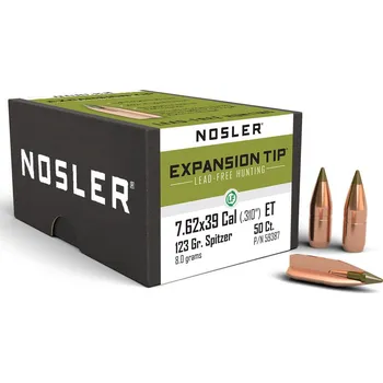 Příslušenství pro sportovní střelbu Monolitické Střely Nosler E-Tip 7,62mm, dia .310, 123grs