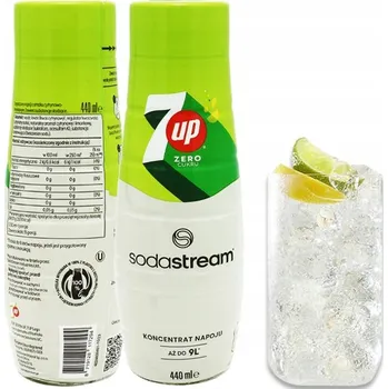 Sirup pro výrobník sody Sirup SodaStream koncentrát 7up Free pro výrobník sody, na 9 l nápoje z 440 ml