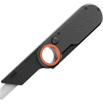 Kuchyňský nůž Černo-oranžový skládací univerzální nůž SLICE - 11 x 3,3 x 2,1 cm