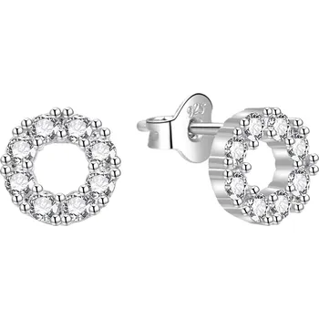 Náušnice Elegantní stříbrné náušnice se zirkony AGT-E020PW Agato