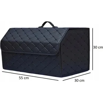 Organizér do auta Skládací velký organizér do kufru auta prošívaný kufřík taška