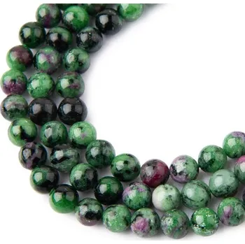 Korálek Korálky z minerálu Rubín zoisit 6 mm