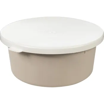 Miska pro psa Miska na krmení s víkem HKM Excellent - 2l, béžová, Univerzální velikost