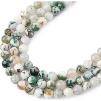 Korálek Korálky z minerálu Achát stromečkový 4 mm