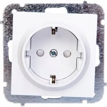 Elektrická zásuvka Elektrická Zásuvka Elektro-Plast Nasielsk bílá