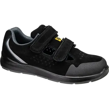 Pracovní obuv PORTWEST Obuv FE08 S1P ESD SR FO, sandále s ocelovou stélkou POR-FE08BKR41 Černá 41