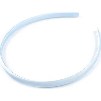 Náramek Saténová čelenka do vlasů, malé, 19 modrá ledová