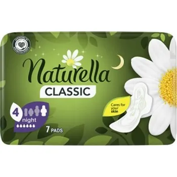 Menstruační vložka Hygienické vložky Naturella s křidélky Classic 4 Night 7 ks
