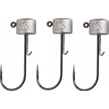 Rybářský háček Jigová hlavička Mikado Jaws Ned háček 2/0 7g 3ks