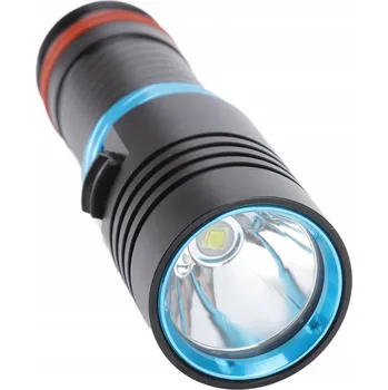 Svítilna VODOTĚSNÁ LED SVÍTILNA PRO POTÁPĚNÍ SILNÁ POTÁPĚČ IPX8 5000LM