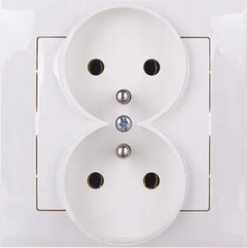 Elektrická zásuvka Ospel béžová nástěnná Elektrická Zásuvka