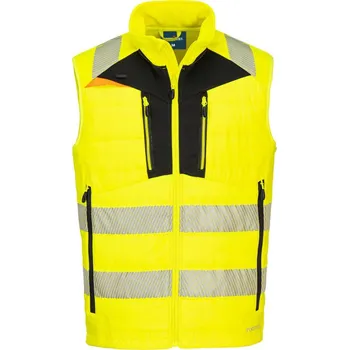 pracovní vesta PORTWEST Vesta DX479 Hi-Vis, softshell, zateplená, reflexní POR-DX479YBR4XL 4XL Žlutá/černá