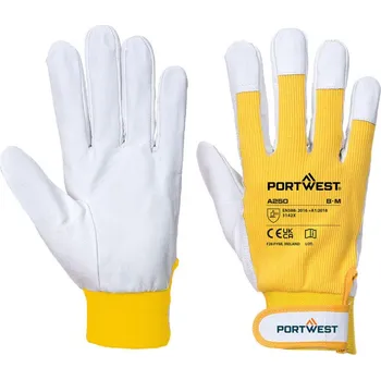 Pracovní oblečení PORTWEST Rukavice Tergsus A250 na suchý zip POR-A250YERL L Žlutá
