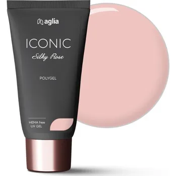 Lak na nehty ICONIC Silky Rose modelovací UV polygel HEMA FREE
