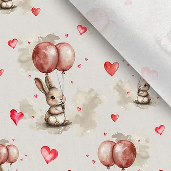 Zbytek - Úplet Takoy zajíc s růžovými balóny